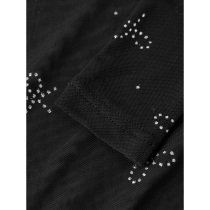 NAME IT Mesh Bluse Restin Black Bow